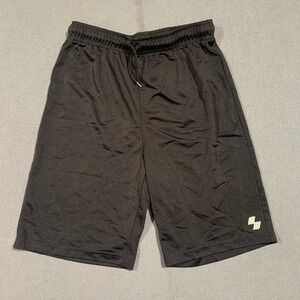 Place Sport Kids XXL Shorts Black Athletic Training Gym‎ Drawstring